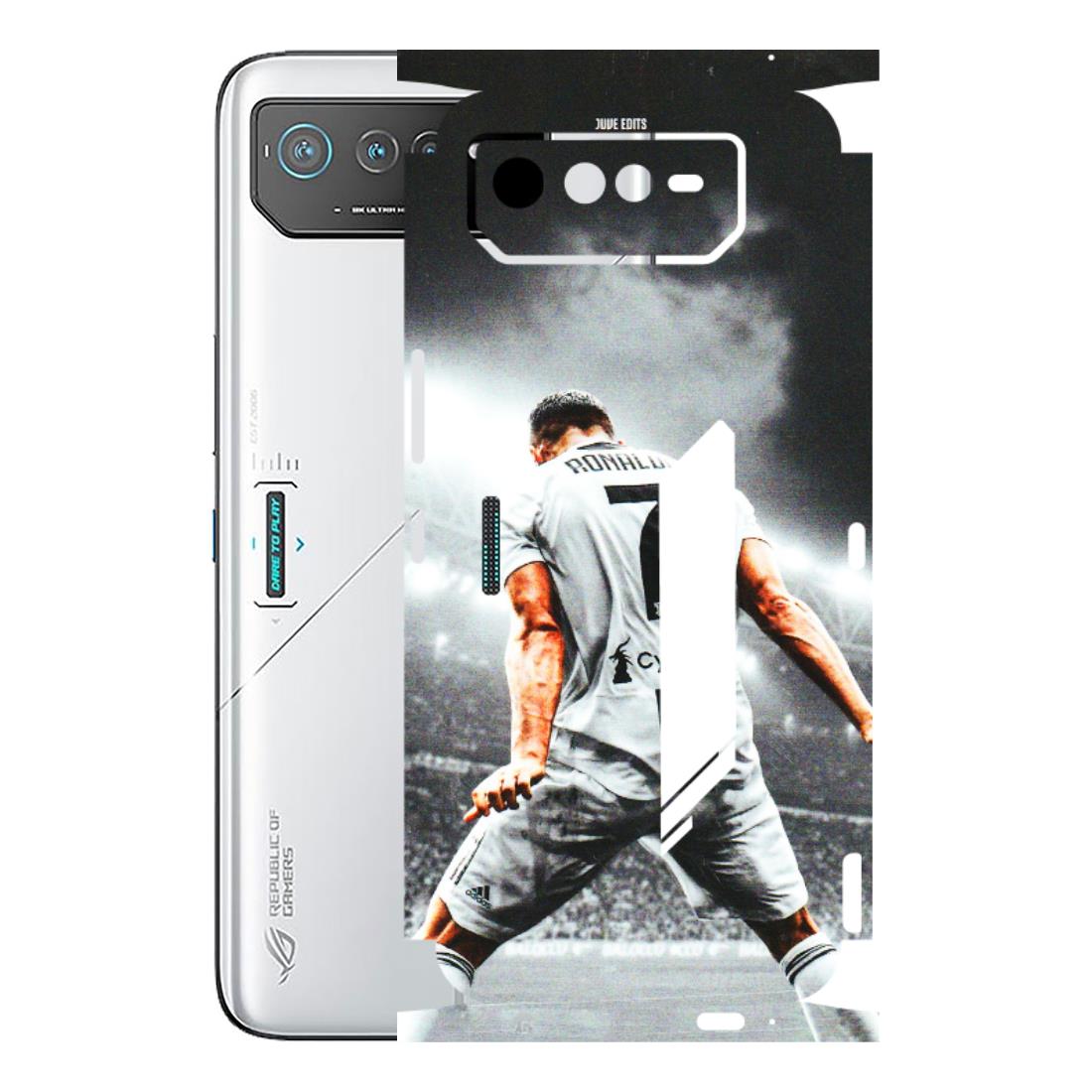 ASUS Phone Skins (All Models) - Ronaldo CR7 Crazy - 3D Embossed Finish (L-44) Asus ROG Phone 6 (5G)