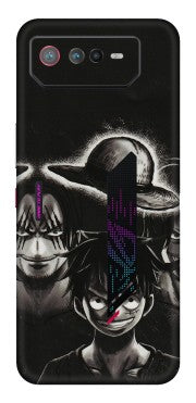 ASUS Phone Skins (All Models) - Black Luffy Hat - 3D Embossed Finish (L-57) Asus ROG Phone 6 (5G)
