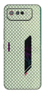ASUS Phone Skins (All Models) - Gucci Fabric Pattern - 3D Embossed Finish (L-73) Asus ROG Phone 6 (5G)
