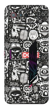 ASUS Phone Skins (All Models) - Dope Stay Classy Black Doodles - Matte Finish (M-126) Asus ROG Phone 6 (5G)