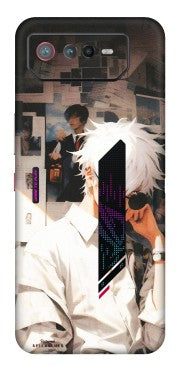 ASUS Phone Skins (All Models) - Gojo Satoru Jujustu Kaisen Anime - Matte Finish (M-156) Asus ROG Phone 6 (5G)