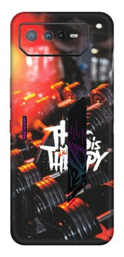ASUS Phone Skins (All Models) - GYM Lover Therapy - Matte Finish (M-160) Asus ROG Phone 6 (5G)