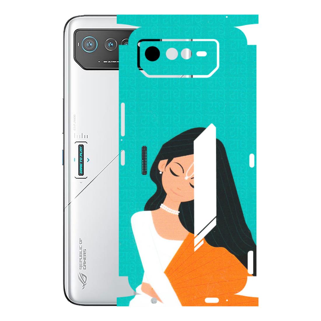 ASUS Phone Skins (All Models) - Radhe Radhe With Hindu Symbol - Matte Finish (M-164) Asus ROG Phone 6 (5G)
