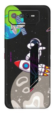ASUS Phone Skins (All Models) - Astronaut Vibing Toon Running - Matte Finish (M-39) Asus ROG Phone 6 (5G)