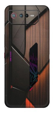 ASUS Phone Skins (All Models) - Lambo Beauty Wood Pattern Sober - Matte Finish (M-51) Asus ROG Phone 6 (5G)