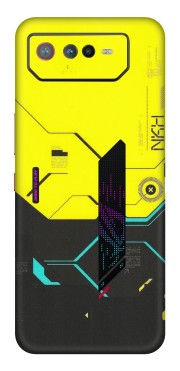 ASUS Phone Skins (All Models) - Black Yellow Technica - Matte Finish (M-53) Asus ROG Phone 6 (5G)