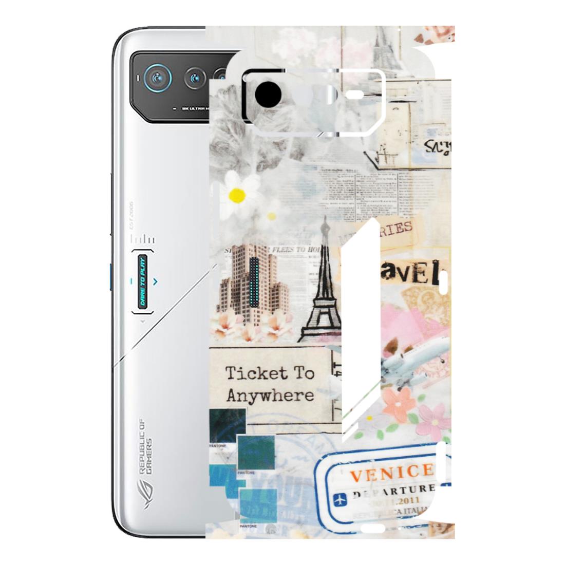 ASUS Phone Skins (All Models) - Travel Memories - Transparent Finish (T-09) Asus ROG Phone 6 (5G)