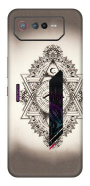 ASUS Phone Skins (All Models) - Illuminati Great Eye - Transparent Finish (T-14) Asus ROG Phone 6 (5G)