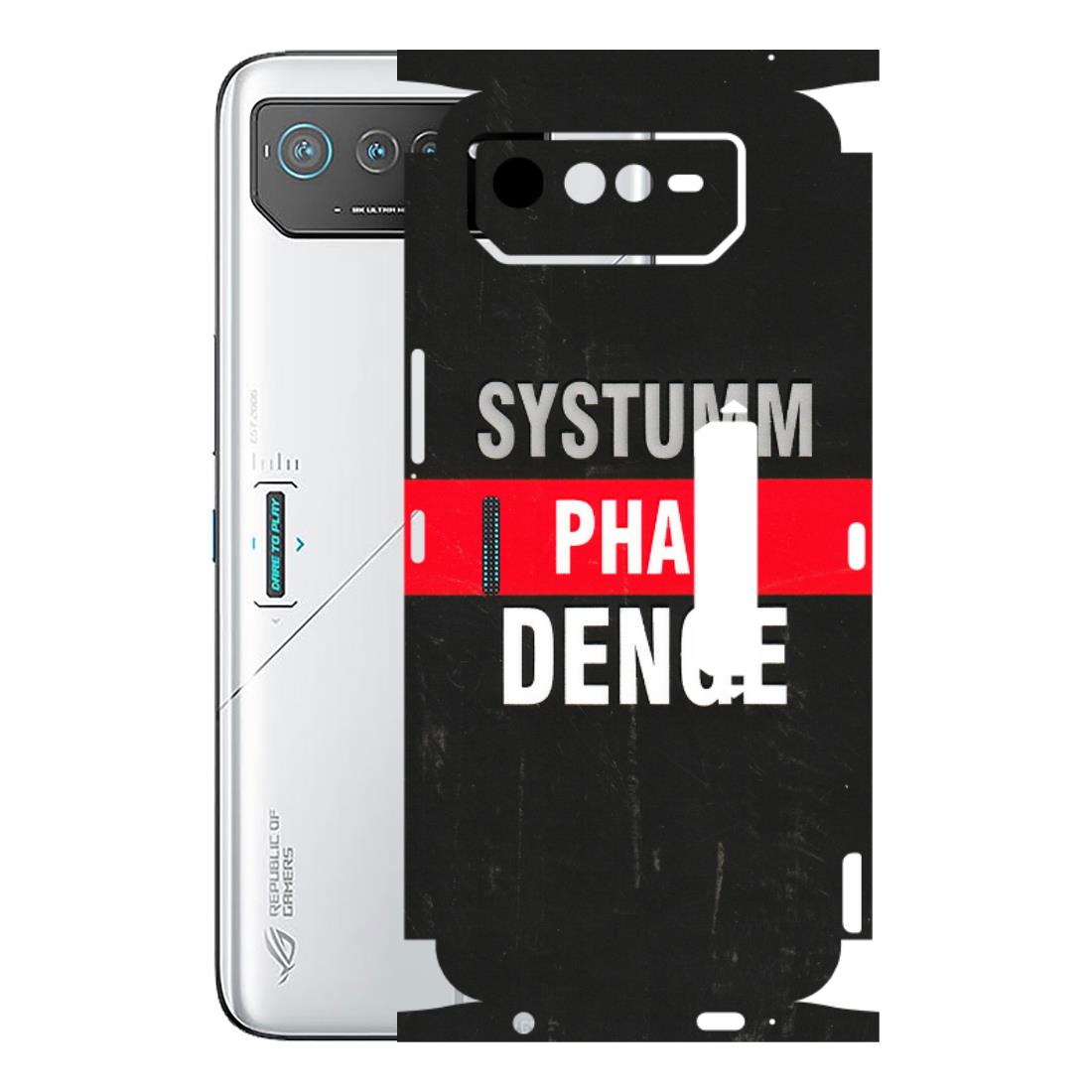 ASUS Phone Skins (All Models) - Systumm Phad Denge - 3D Embossed Finish (L-278) Asus ROG Phone 6 PRO (5G)