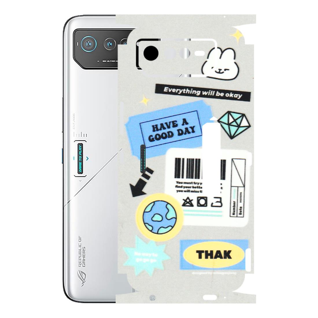 ASUS Phone Skins (All Models) - Will Be Okay Design - 3D Embossed Finish (L-316) Asus ROG Phone 6 PRO (5G)