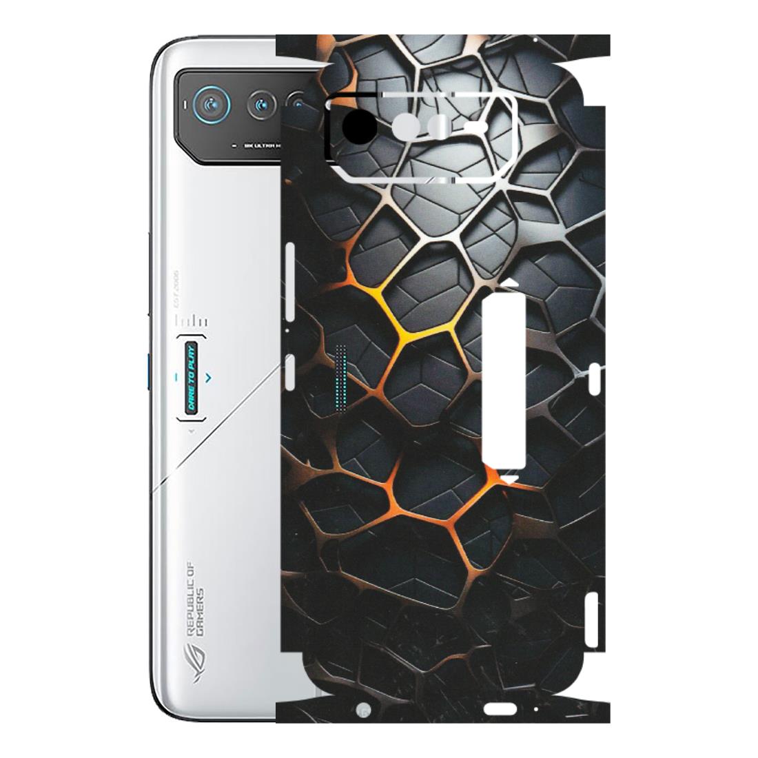ASUS Phone Skins (All Models) - New Abstract Graphite Tiles - Matte Finish (M-130) Asus ROG Phone 6 PRO (5G)