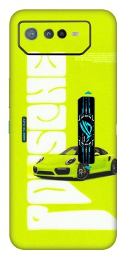 ASUS Phone Skins (All Models) - Lime Green Porche - 3D Embossed Finish (L-30) Asus ROG Phone 6 PRO (5G)