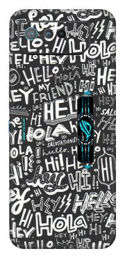 ASUS Phone Skins (All Models) - Hi Hello Doodles - Matte Finish (M-25) Asus ROG Phone 6 PRO (5G)