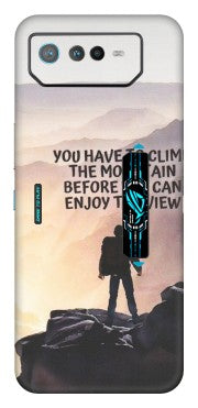 ASUS Phone Skins (All Models) - Motivational Hiking Mountain - Matte Finish (M-28) Asus ROG Phone 6 PRO (5G)