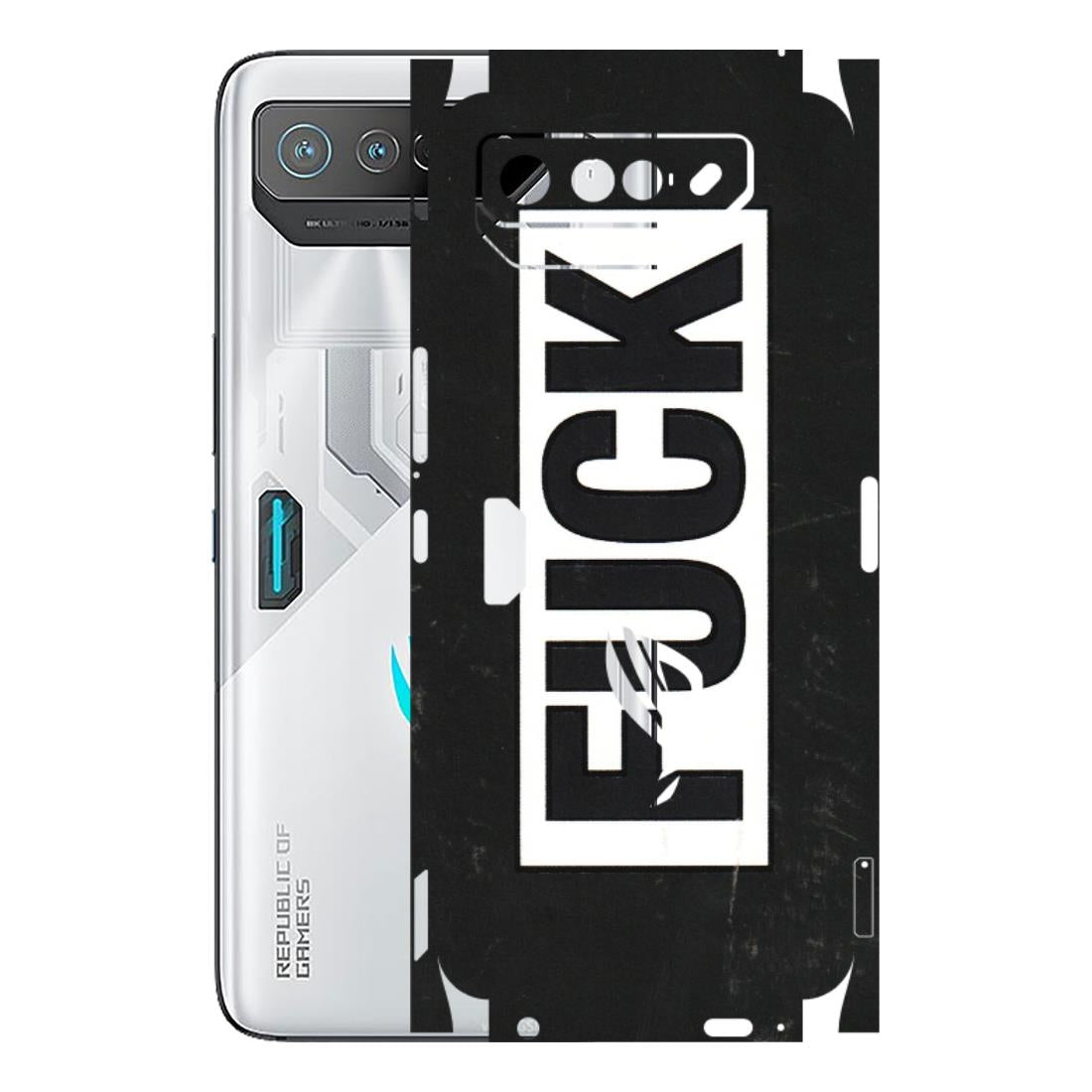 ASUS Phone Skins (All Models) - The F Word - 3D Embossed Finish (L-255) Asus ROG Phone 7 (5G)
