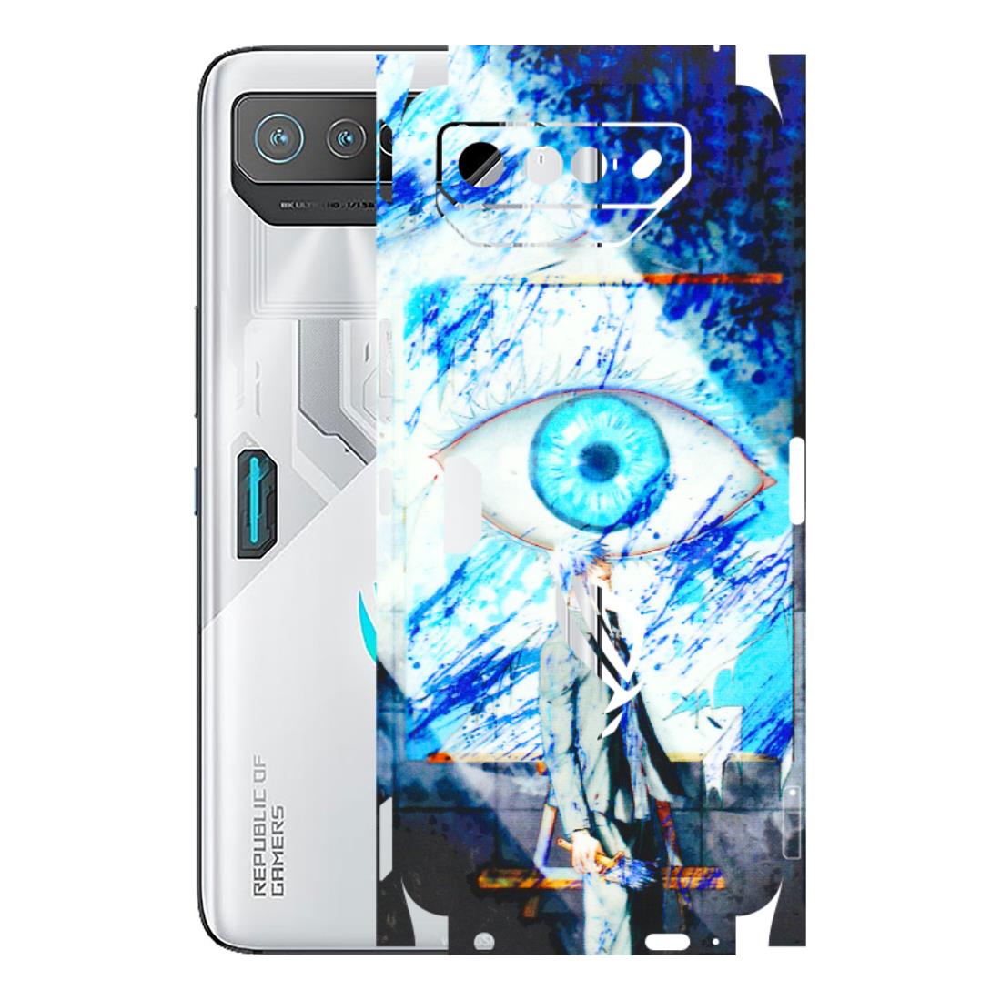 ASUS Phone Skins (All Models) - Anime Sea Blue Eye - 3D Embossed Finish (L-318) Asus ROG Phone 7 (5G)