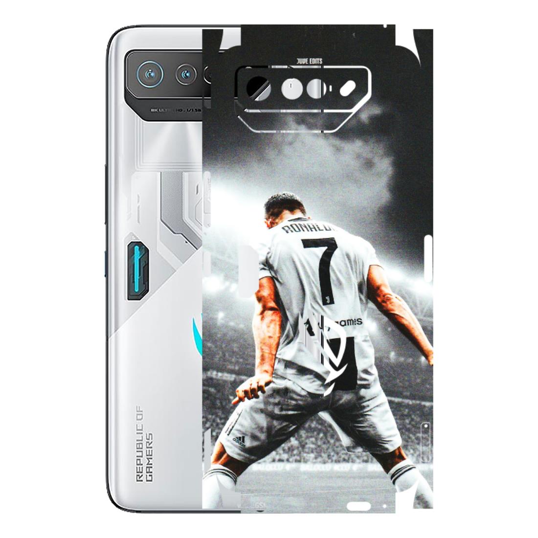 ASUS Phone Skins (All Models) - Ronaldo CR7 Crazy - 3D Embossed Finish (L-44) Asus ROG Phone 7 (5G)