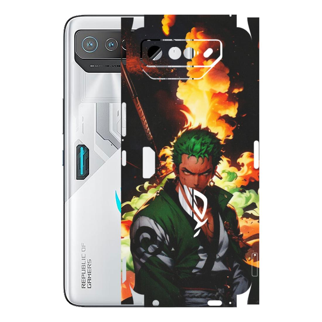 ASUS Phone Skins (All Models) - Roronoa Zoro - Matte Finish (M-102) Asus ROG Phone 7 (5G)