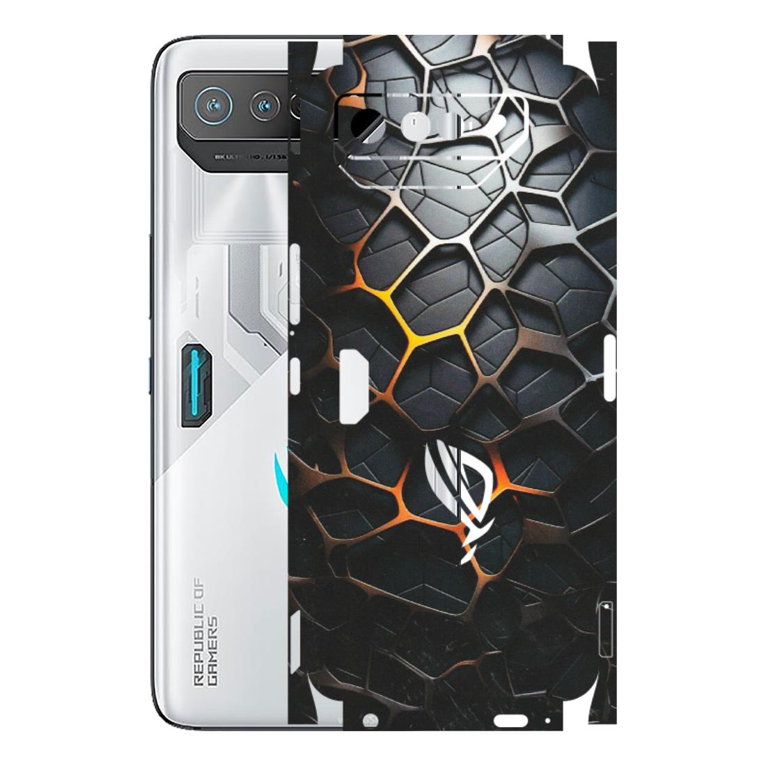 ASUS Phone Skins (All Models) - New Abstract Graphite Tiles - Matte Finish (M-130) Asus ROG Phone 7 (5G)