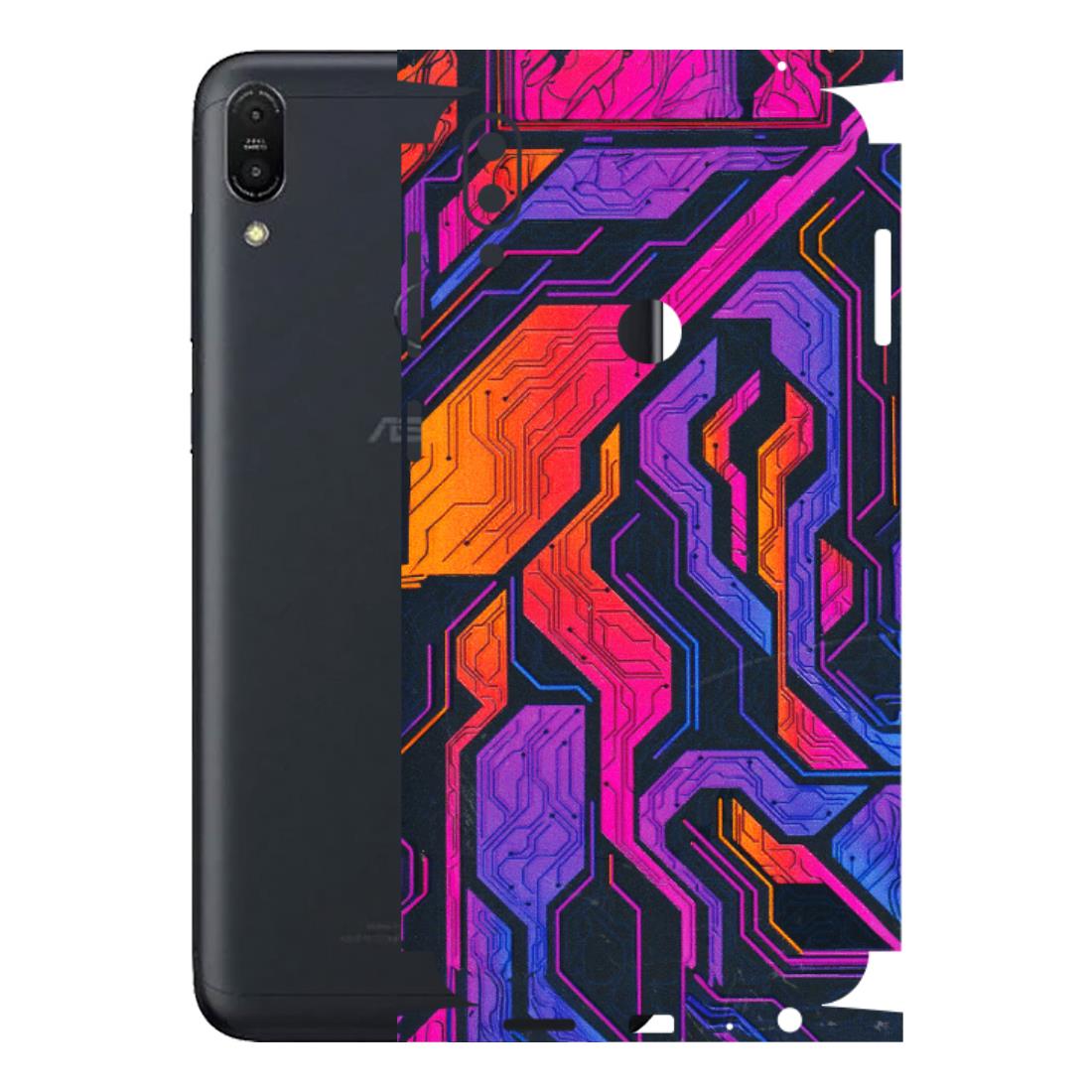 ASUS Phone Skins (All Models) - Tech Circuits Futuristic - 3D Embossed Finish (L-07) Asus ZENFONE MAX PRO (M1)