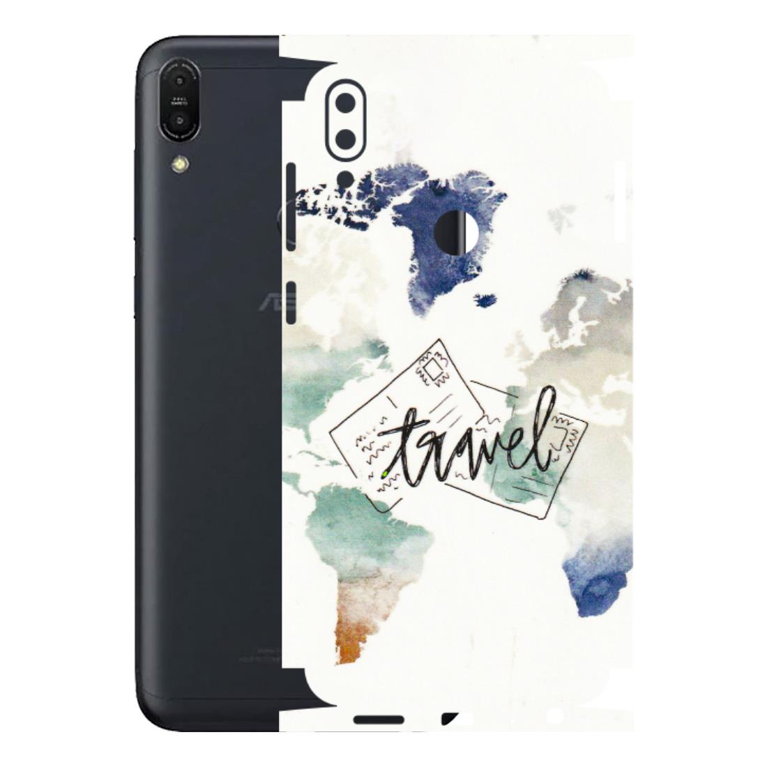 ASUS Phone Skins (All Models) - Travel The World - 3D Embossed Finish (L-232) Asus ZENFONE MAX PRO (M1)