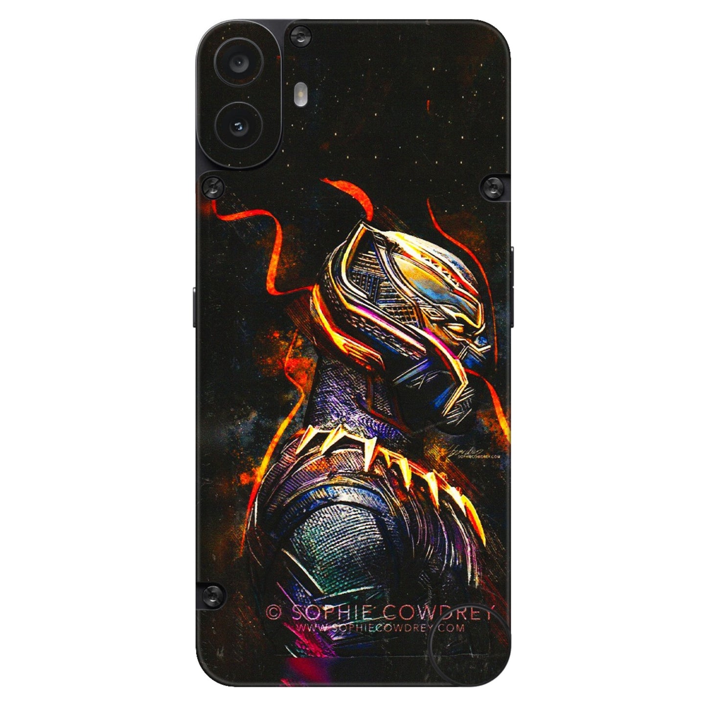 CMF by Nothing Phone Skins - Black Panther - 3D Embossed Finish (L-190) CMF Phone 1