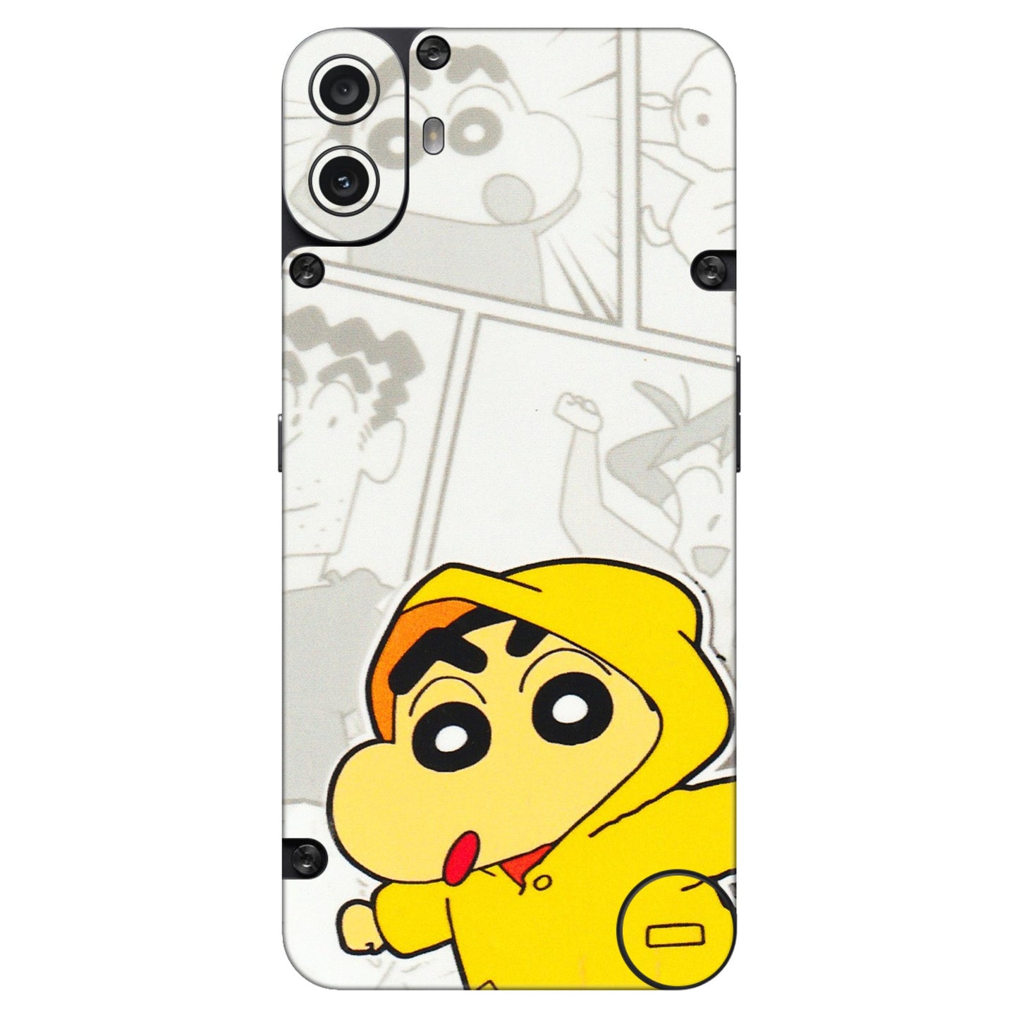 CMF by Nothing Phone Skins - Yellow Shinchan Comic - 3D Embossed Finish (L-246) CMF Phone 1