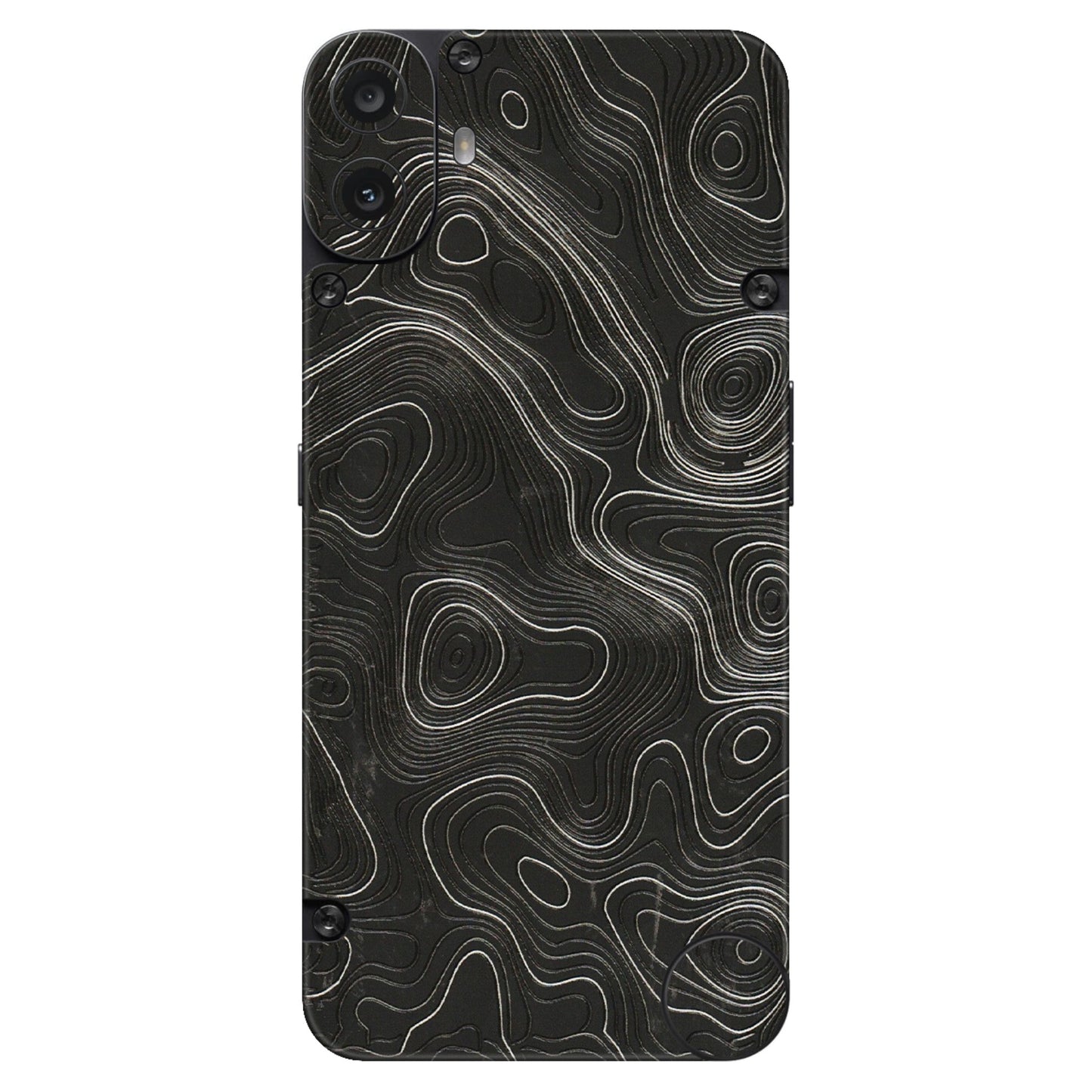 CMF by Nothing Phone Skins - Abstract White Line Map Latest - 3D Embossed Finish (L-269) CMF Phone 1
