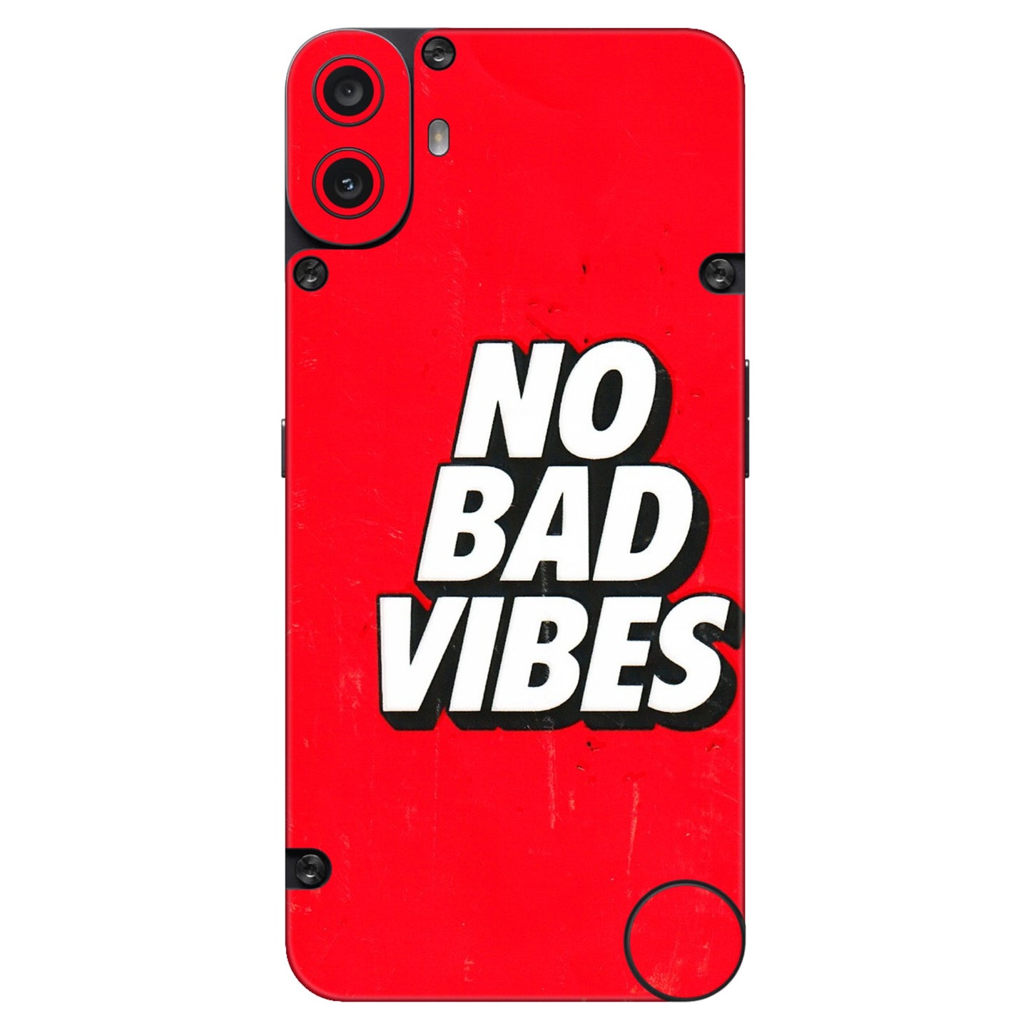 CMF by Nothing Phone Skins - No Bad Vibes Latest - 3D Embossed Finish (L-280) CMF Phone 1