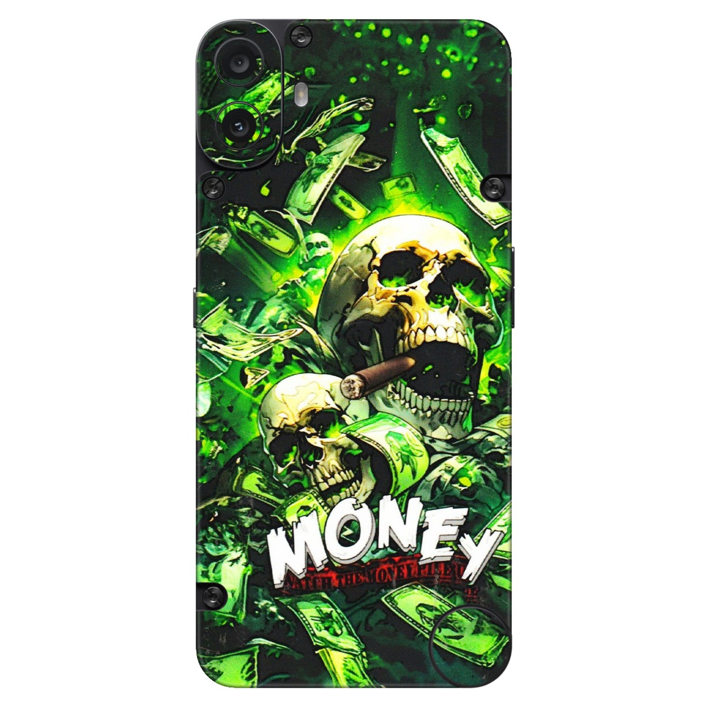 CMF by Nothing Phone Skins - Skull Money - 3D Embossed Finish (L-303) CMF Phone 1