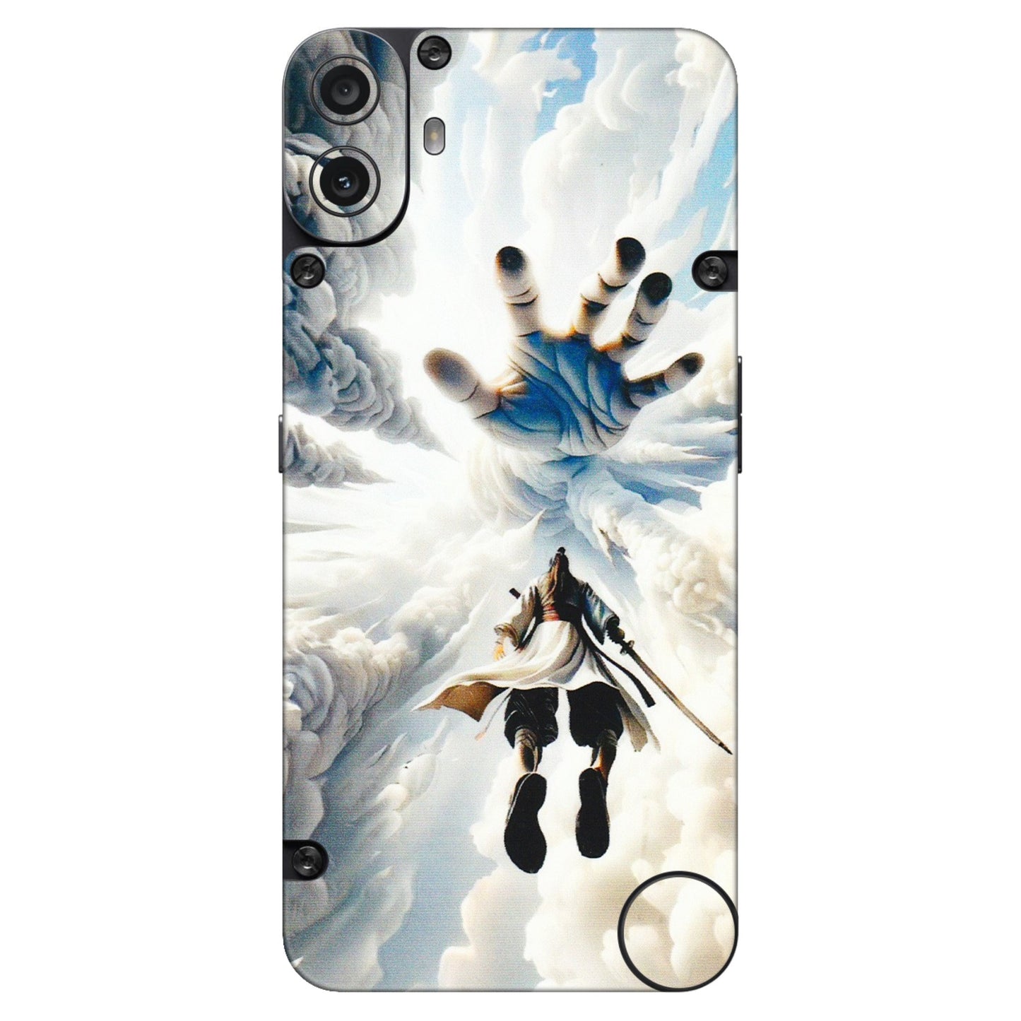 CMF by Nothing Phone Skins - Big Hand With Monkey King - 3D Embossed Finish (L-323) CMF Phone 1