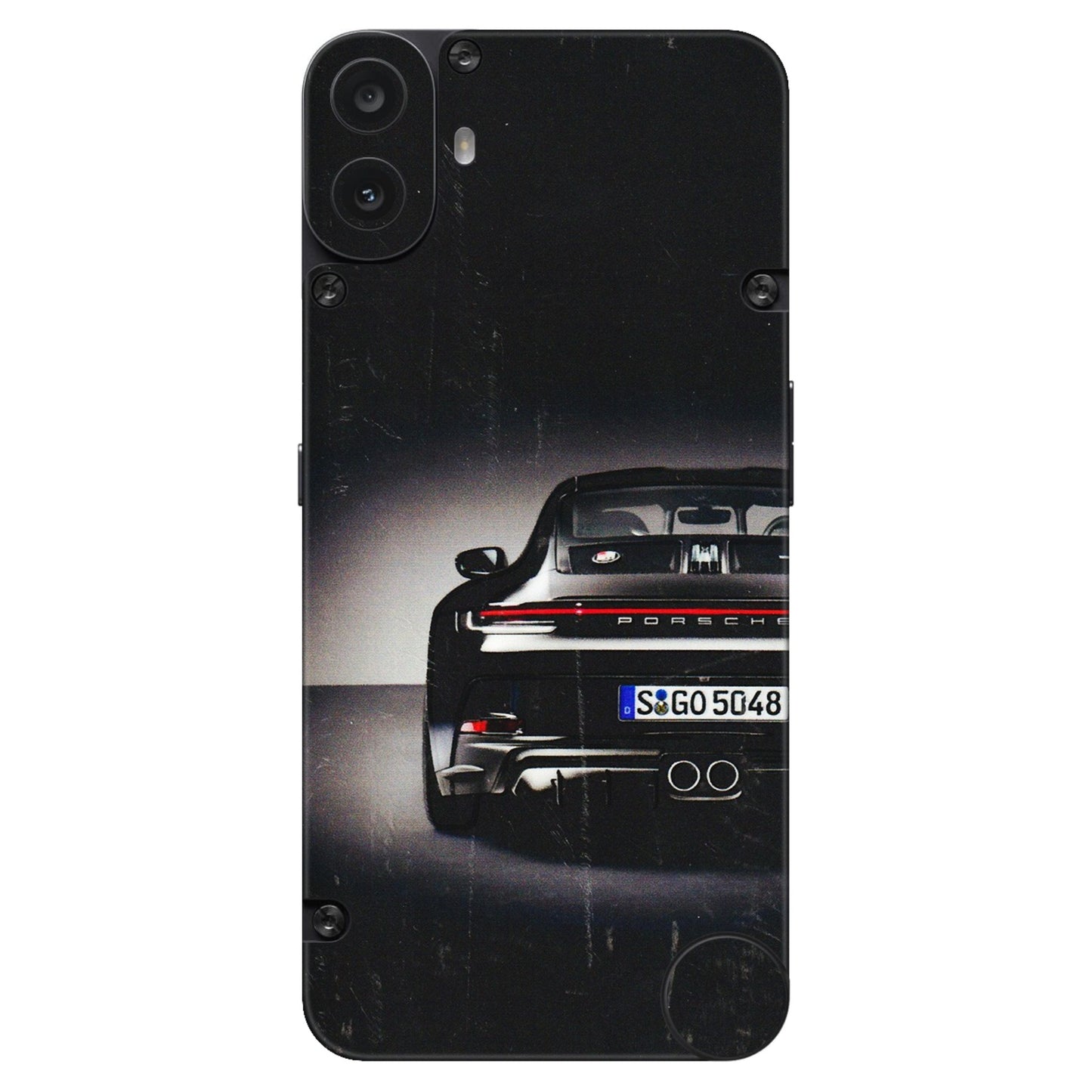 CMF by Nothing Phone Skins - New Black Porsche GT3 - 3D Embossed Finish (L-327) CMF Phone 1