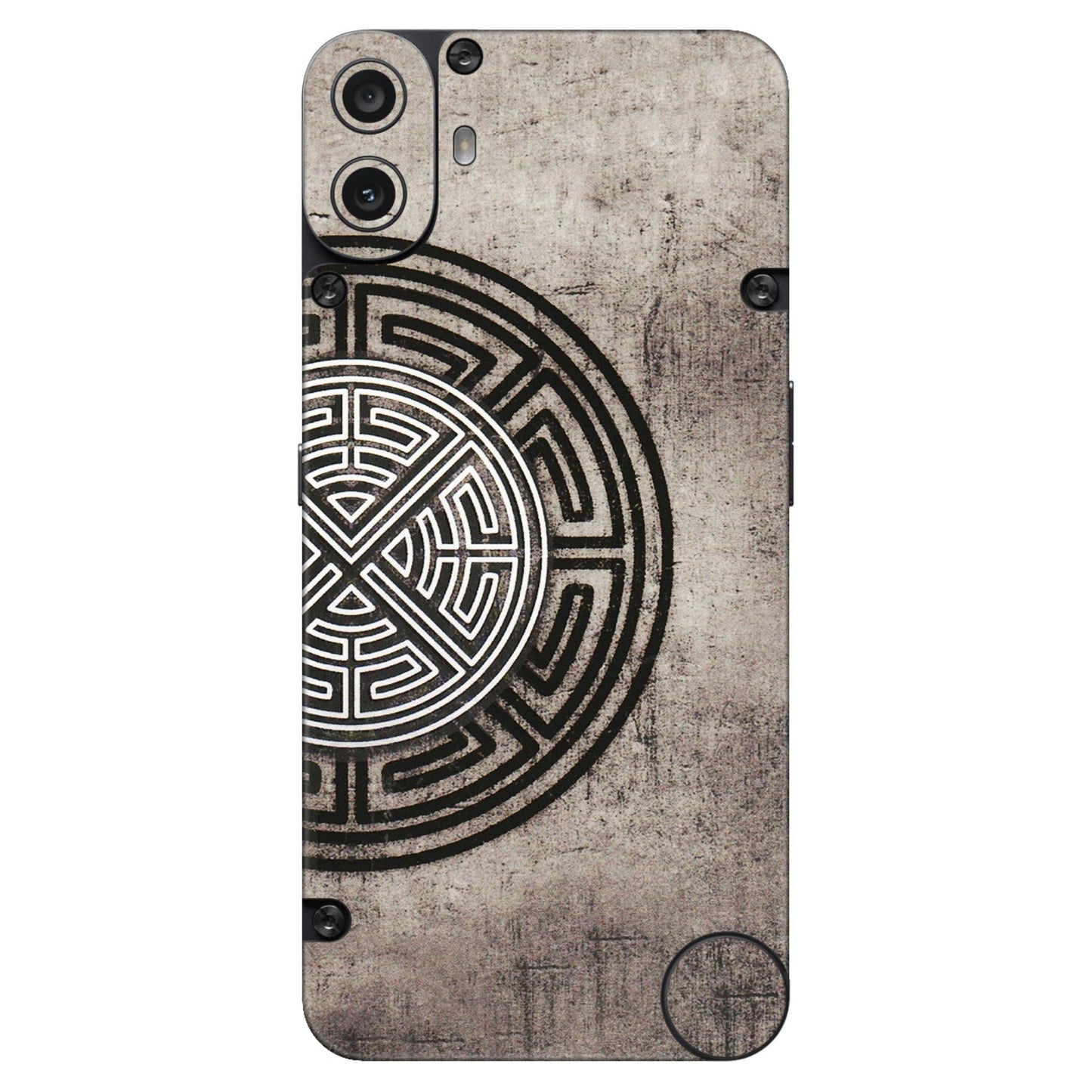 CMF by Nothing Phone Skins - Mysterious Circular Design - 3D Embossed Finish (L-63) CMF Phone 1