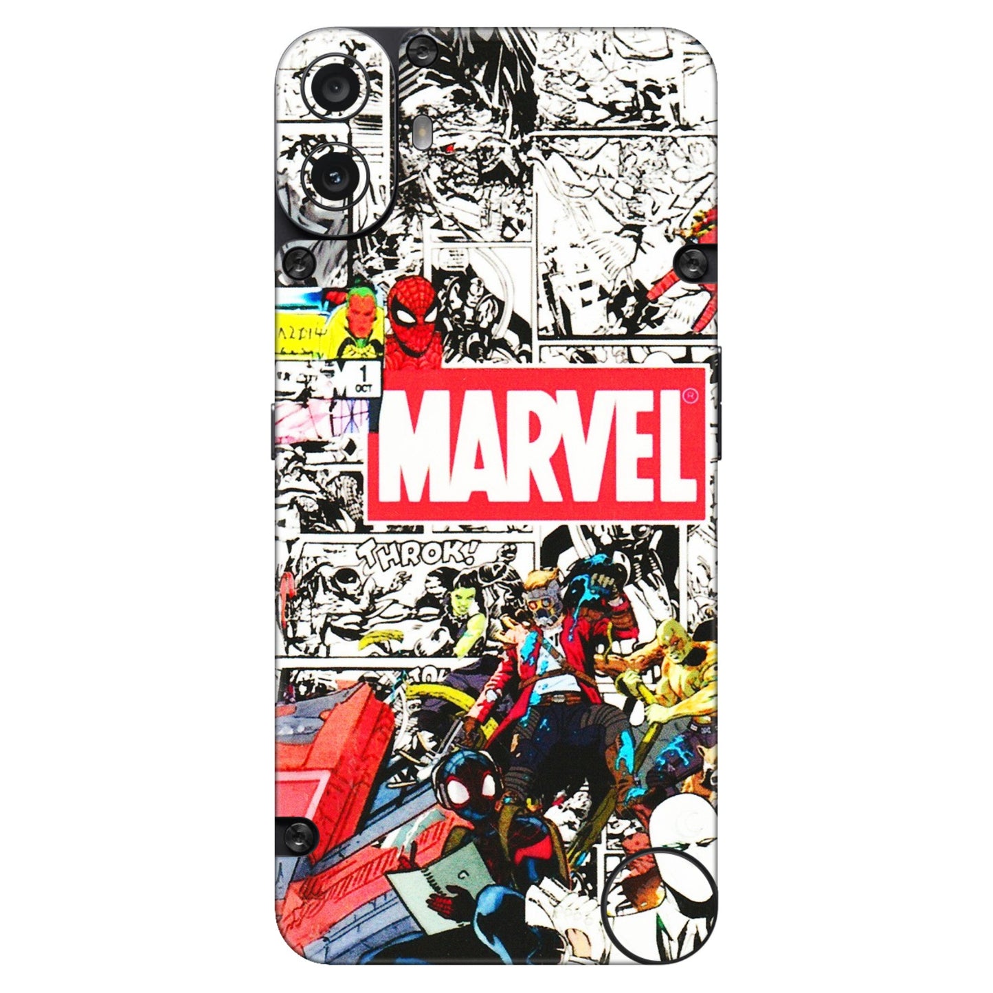 CMF by Nothing Phone Skins - Marvel Colorful Comic - 3D Embossed Finish (L-64) CMF Phone 1