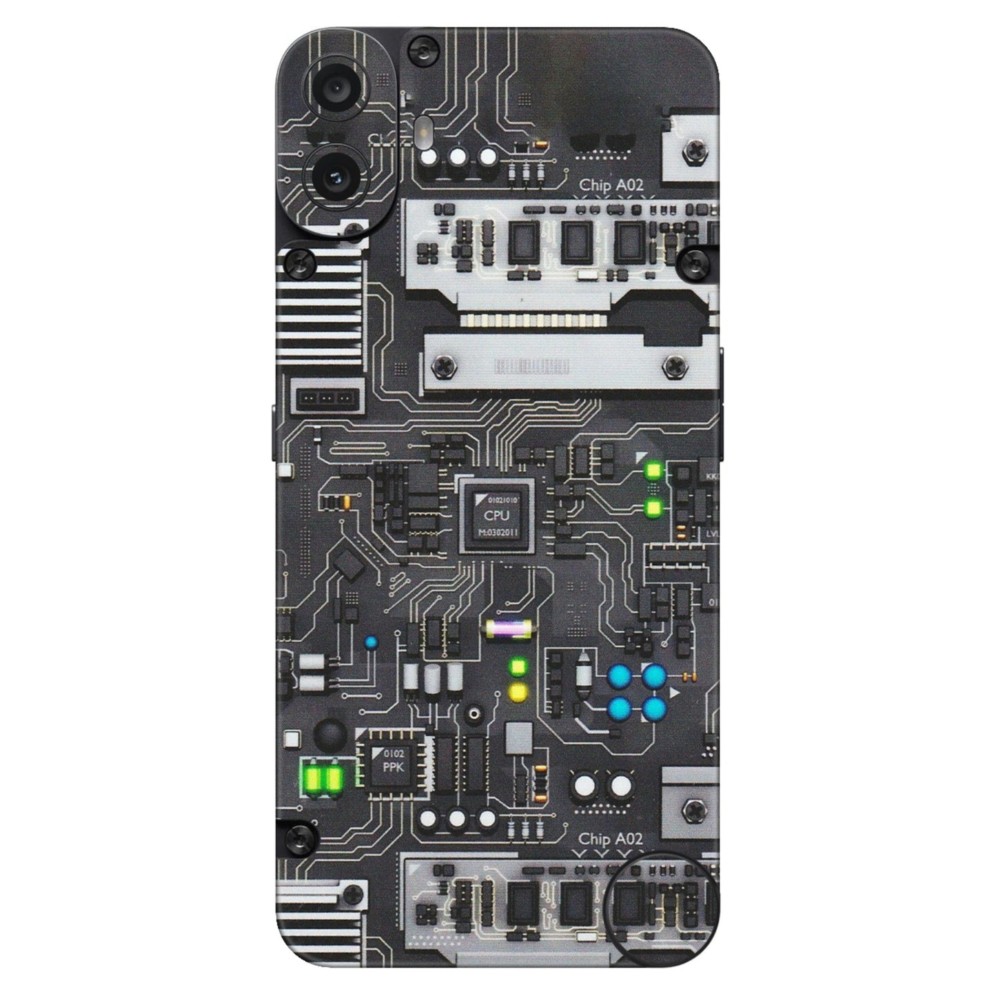 CMF by Nothing Phone Skins - Motherboard Internals - Matte Finish (M-135) CMF Phone 1