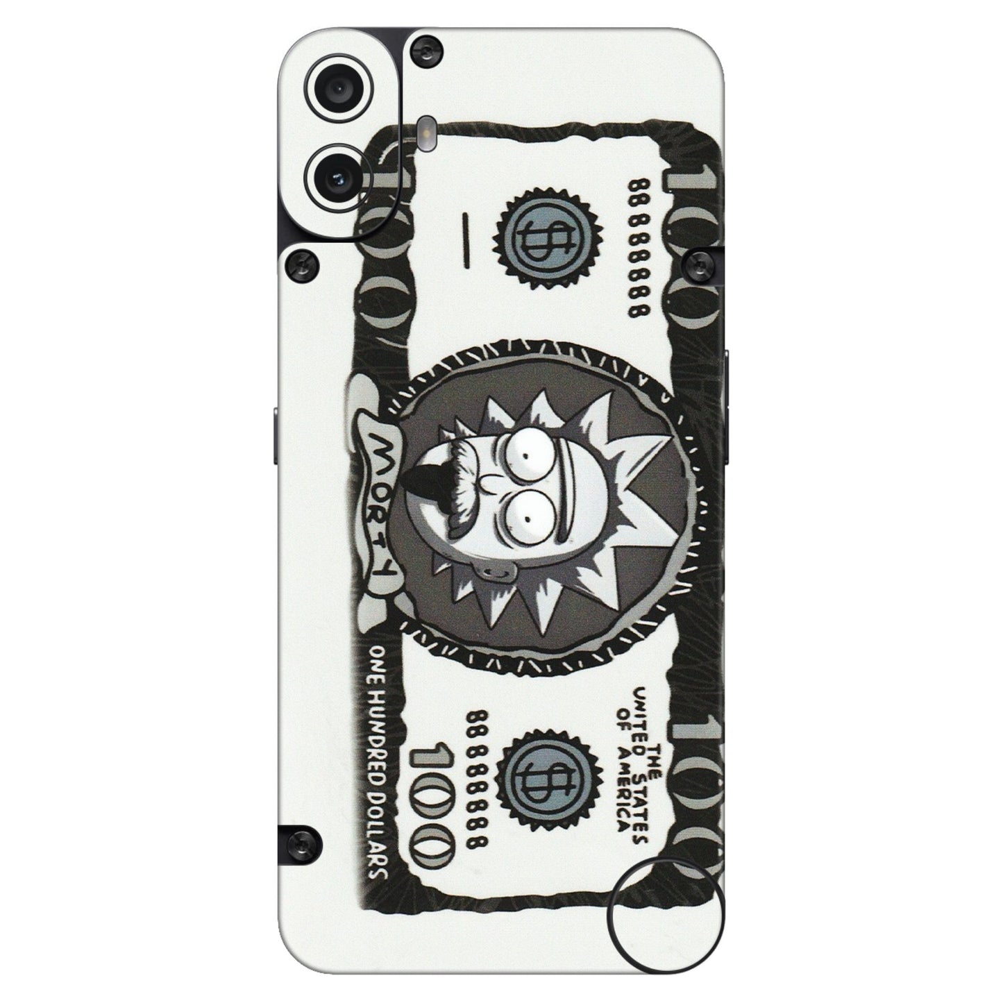 CMF by Nothing Phone Skins - Rick And Morty Hundred Dollar Anime - Matte Finish (M-161) CMF Phone 1
