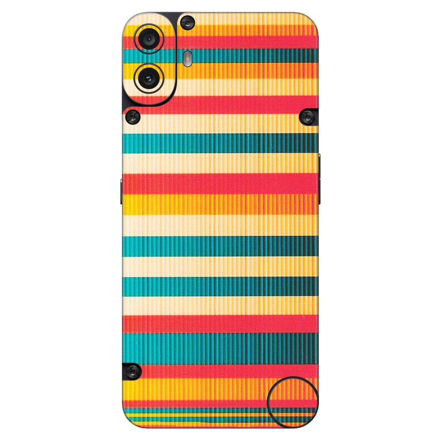 CMF by Nothing Phone Skins - Colourful Stripes Soothing Effect - Matte Finish (M-86) CMF Phone 1