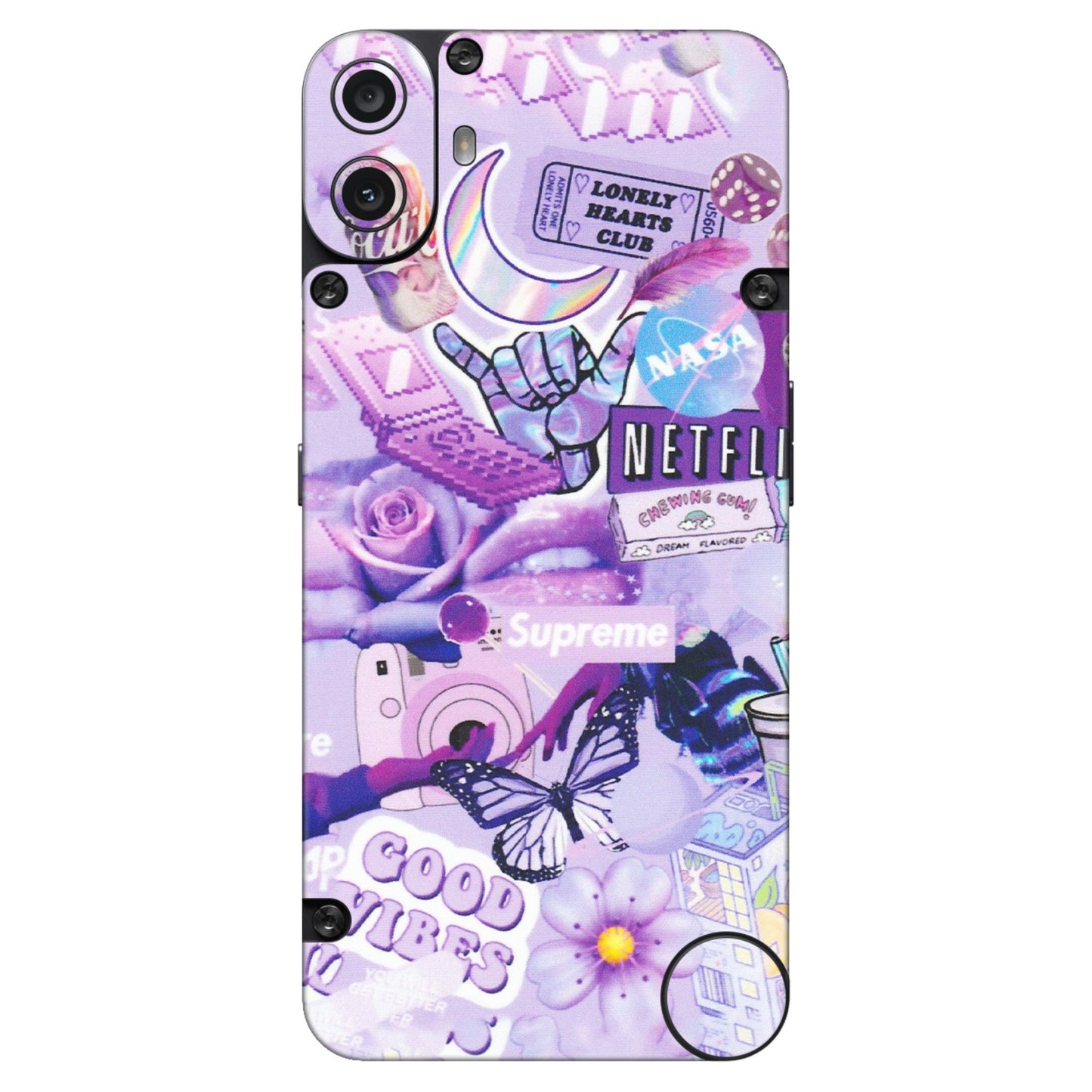 CMF by Nothing Phone Skins - Supreme Purple Magic - Matte Finish (M-88) CMF Phone 1