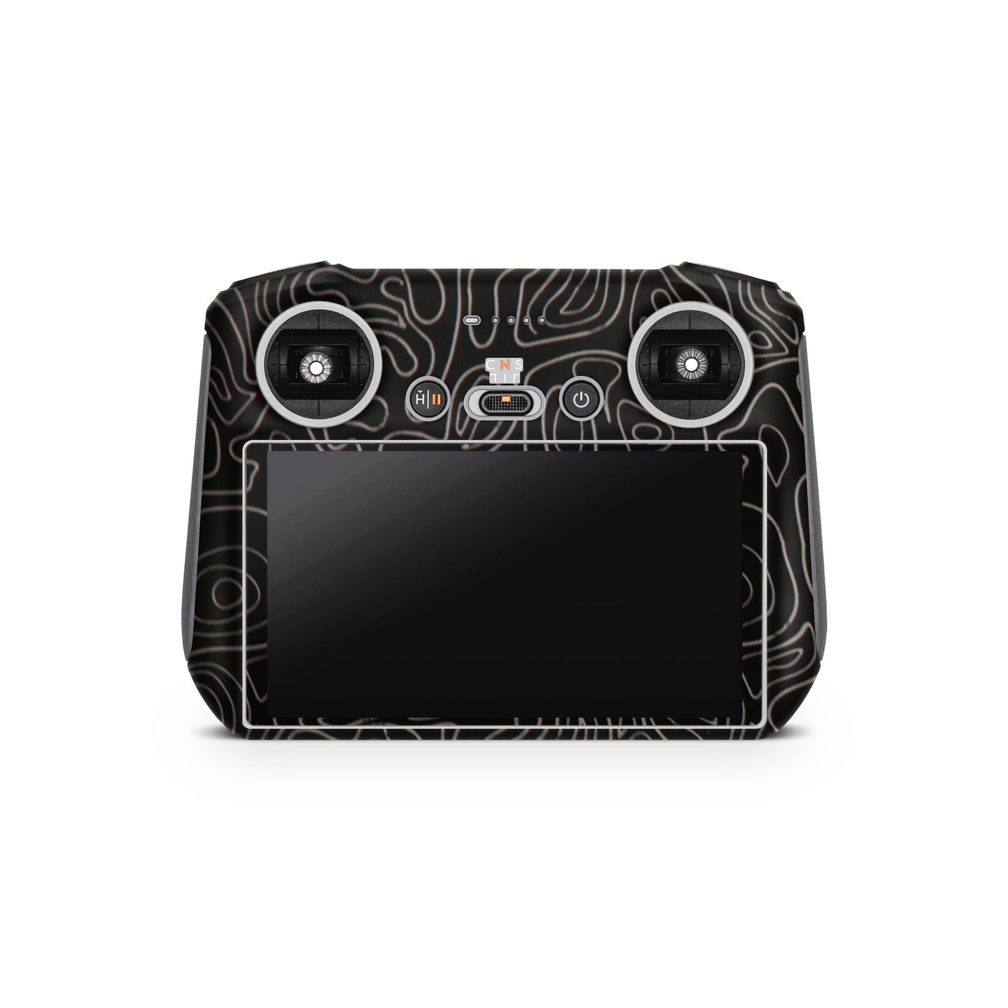 White Line Swirl Matte Finish Drone Skin