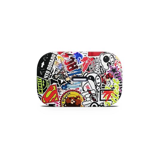 Sticker Bomb Graffiti 3D Textured Skin For Charger