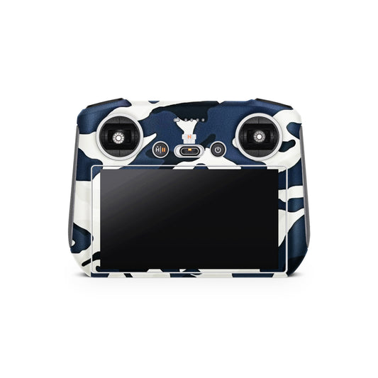 Navy Blue CamouFlage Matte Finish Drone Skin