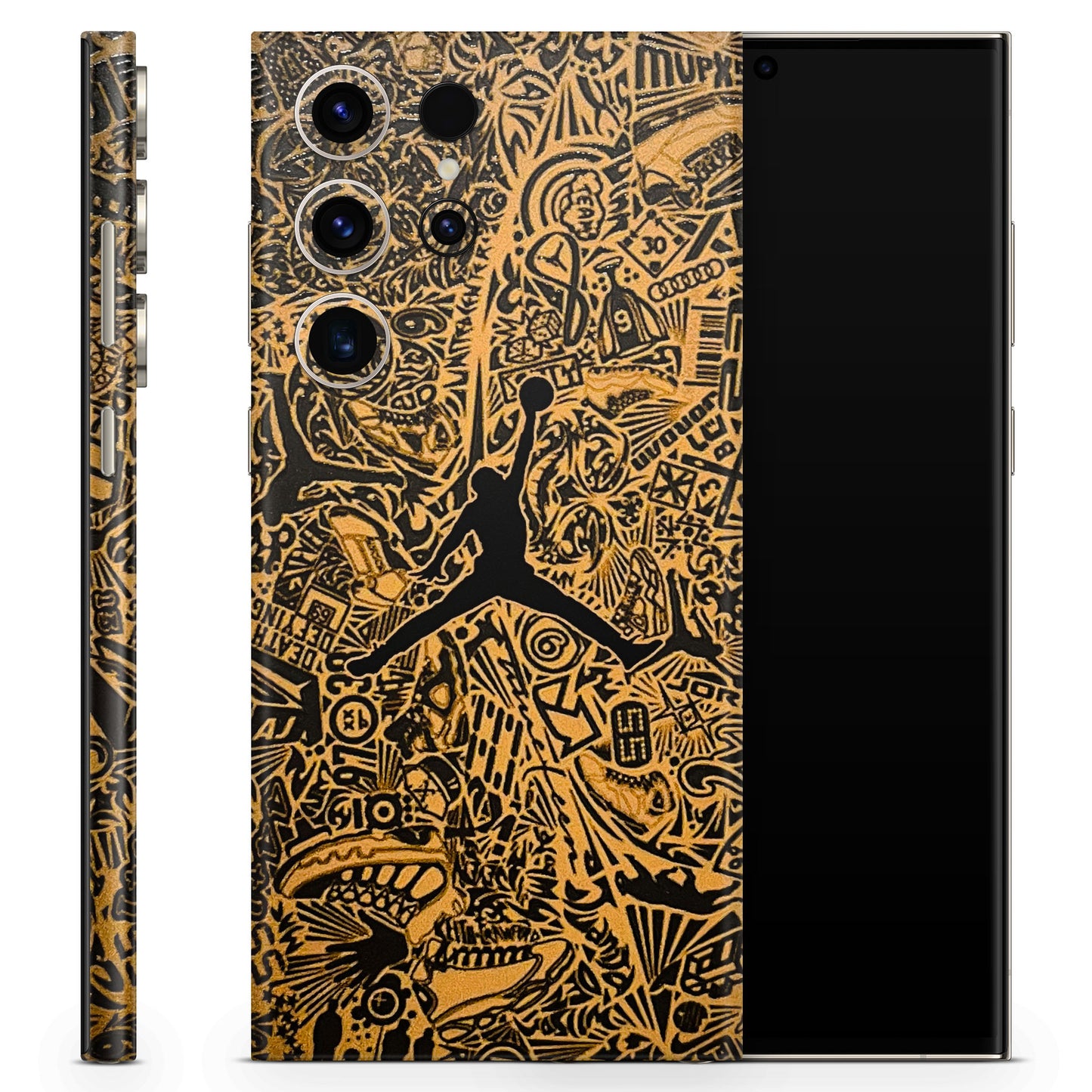 Premium Gold Basketball Player 3D Textured Phone Skin