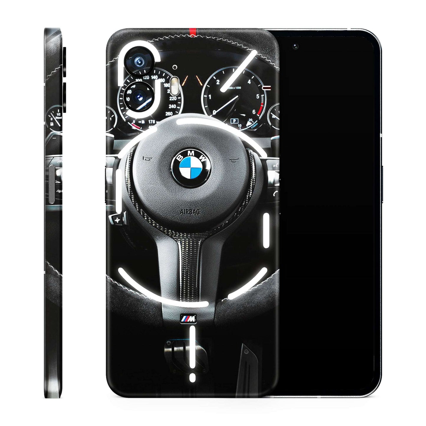 Car Lover BMW 3D Textured Latest Phone Skin