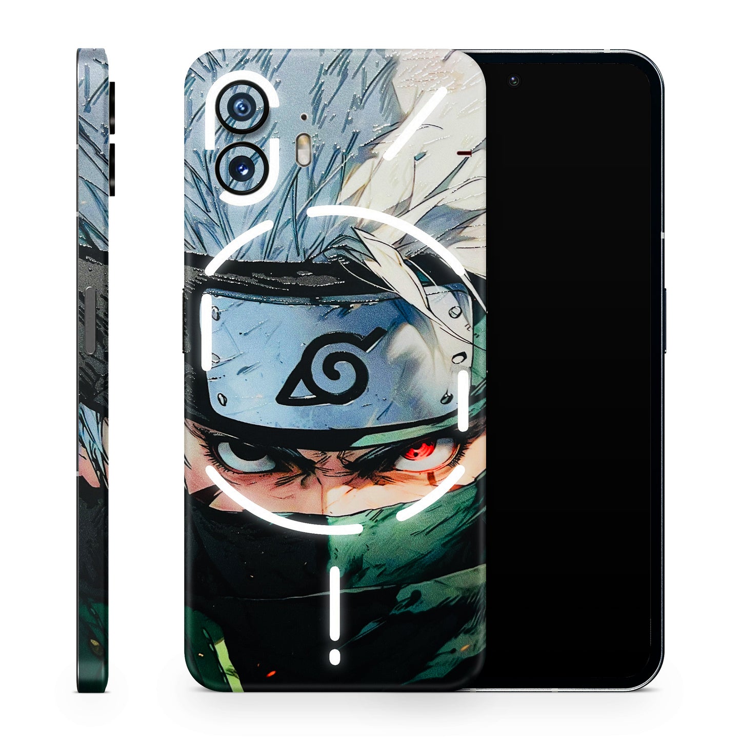 Kakashi Red Eye Focus Textured Phone Skin