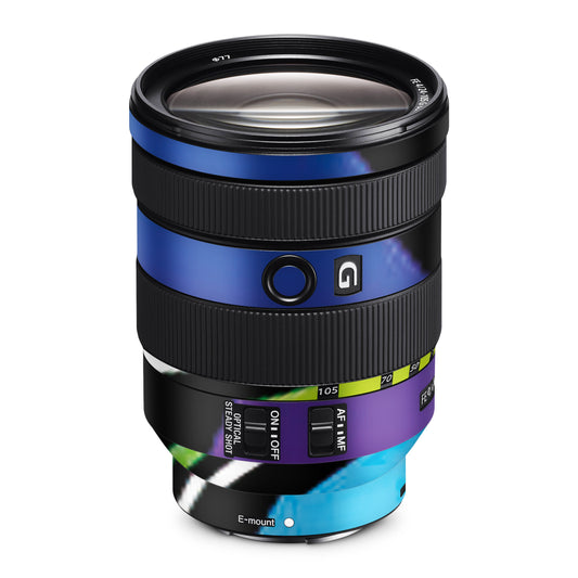 Abstract Colour Paints Matte Finish Lens Skin