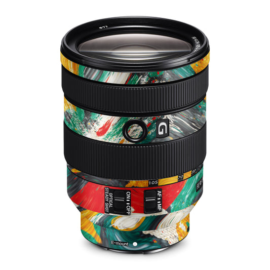 Colourful Liquid Paints Matte Finish Lens Skin