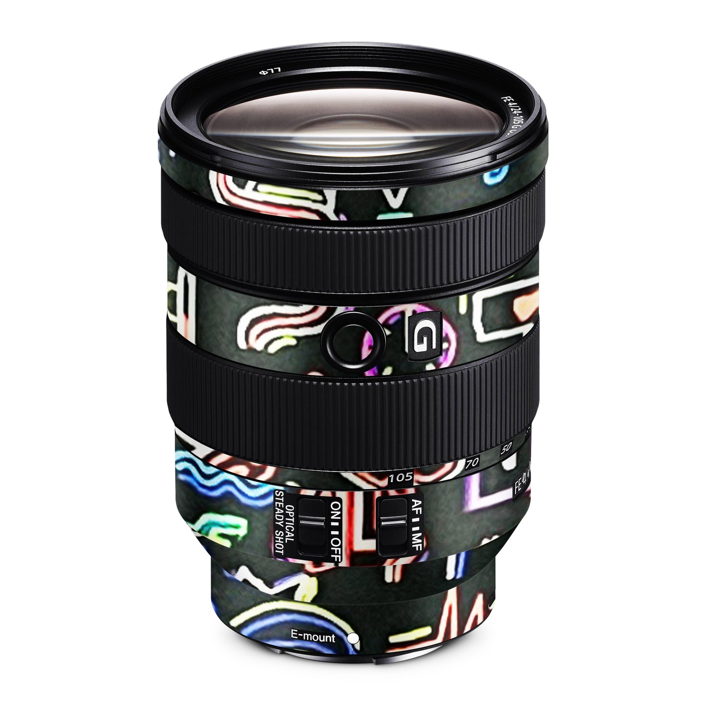 Colourful Doodles Matte Finish Lens Skin