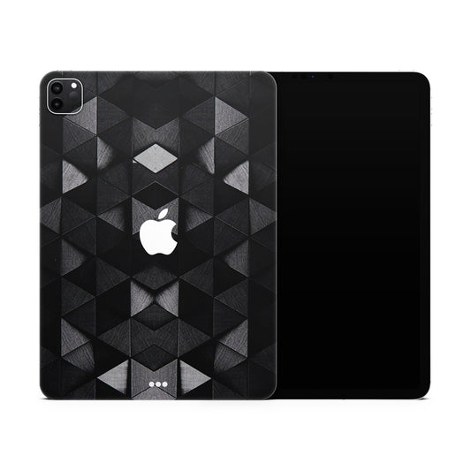 Black Triangle Affair Matte Finish Skin For iPad/Tablet