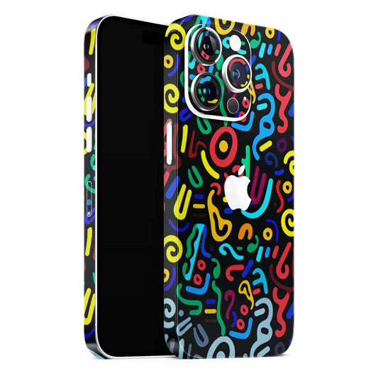 Colourful Tetris Matte Finish Latest Phone Skin