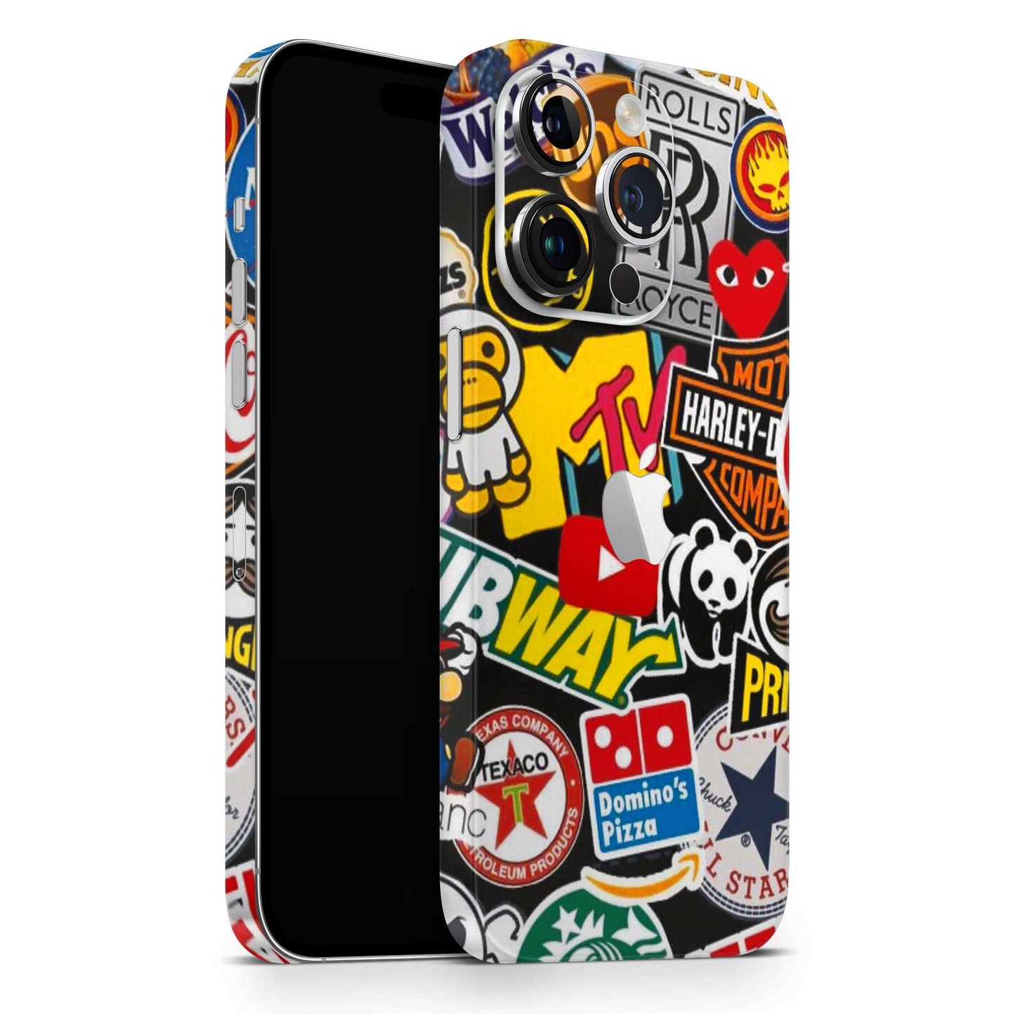 Popular Brands Logo Matte Finish Latest Phone Skin